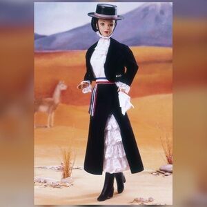 🇨🇱 BARBIE• Dolls of the World “Chilean” Barbie Doll (ca.1997)
